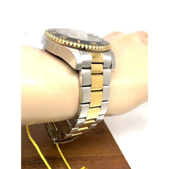 Invicta Men's Watch 36973 Pro Diver Automatic Black Dial Two Tone Steel 44mm - Picture 13 of 15